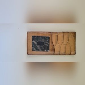 Slim leather wallet